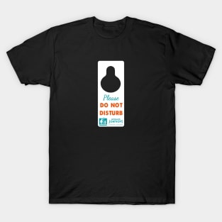 Howard Johnson's.  1950's style "Do not disturb" sign T-Shirt